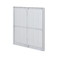 LED-panellys 60 x 60 x 3,8 cm hvit